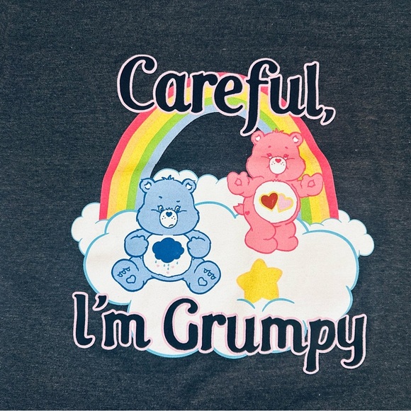 Ripple Junction Care Bears Heather Gray Graphic T-Shirt Unisex Size Medium - Picture 5 of 7